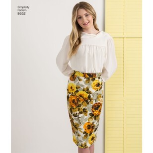 Simplicity Pattern 8652 Misses' Skirts