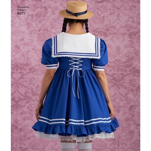 Simplicity Pattern 8671 Misses' Lolita Costume Dresses