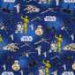Disney Star Wars Spaceship Curtain Fabric Blue 150 cm