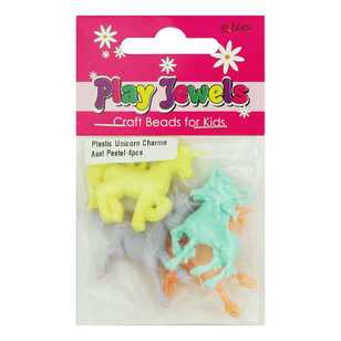Play Jewels Plastic Unicorn Charms Multicoloured