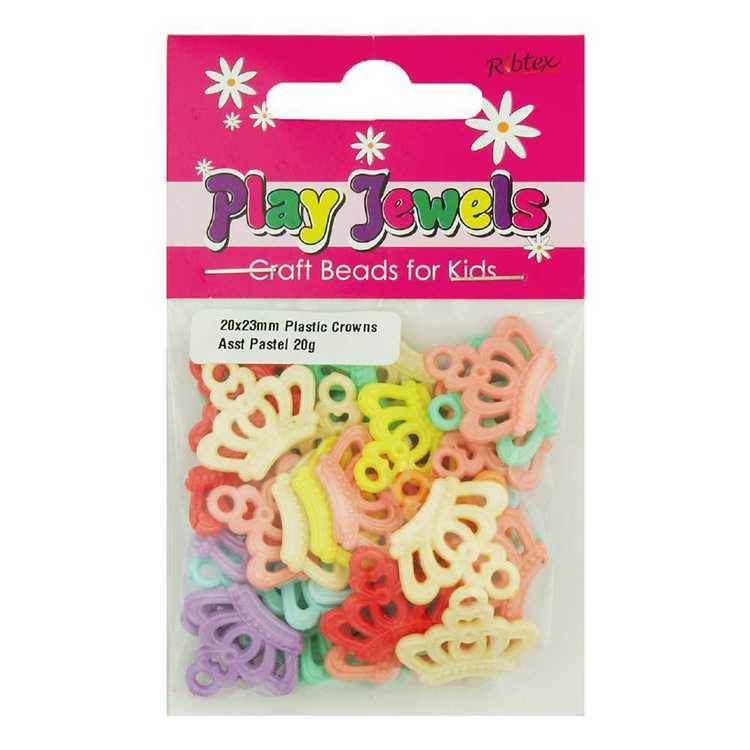 Play Jewels Plastic Crown Charms Pack