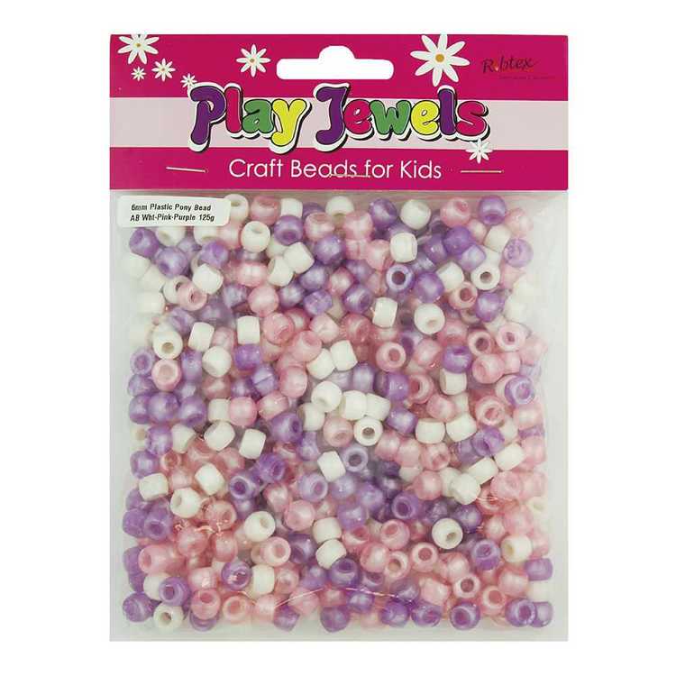 Candy Colors 9x6mm Pony Beads 500pc Made In USA For School - Foto 4