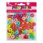 Play Jewels 16 mm Doughnut Plastic Beads Value Pack Bright 16 mm