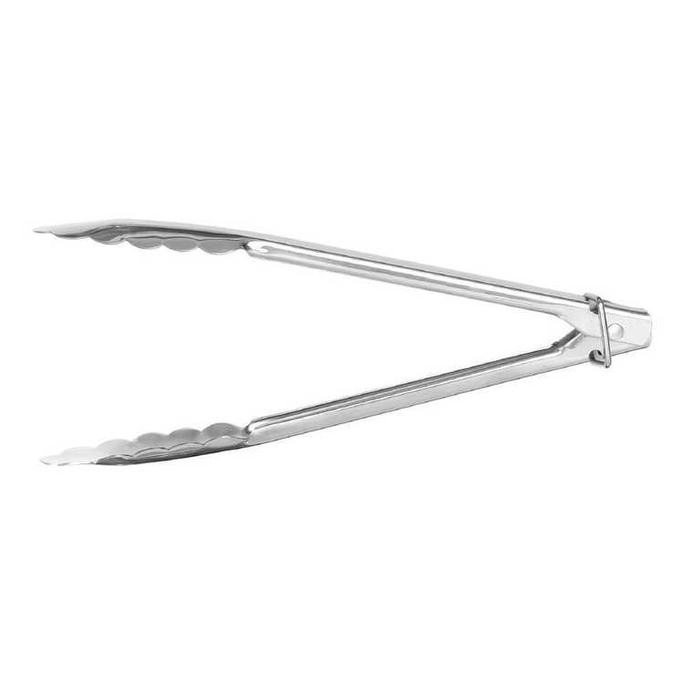 Chef Inox Stainless Steel Utility Tong With Clip