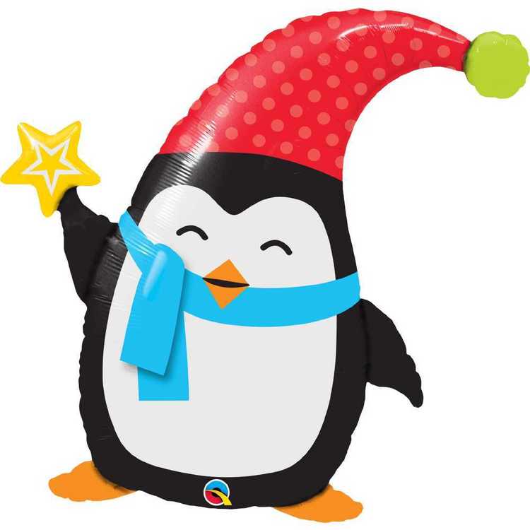 Qualatex Christmas Balloon Elfin Penguin