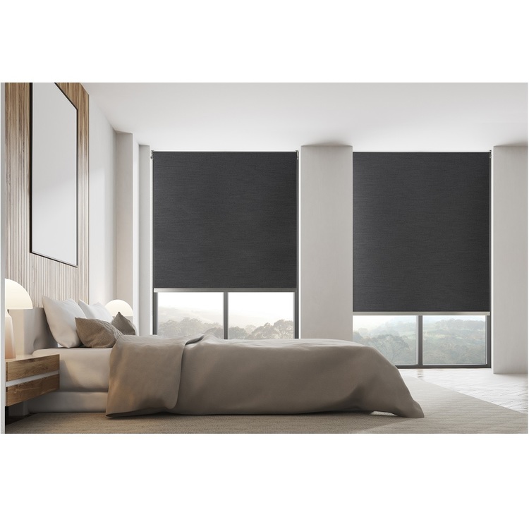 Hotel Collection Luxe Sunout Roller Blind Charcoal