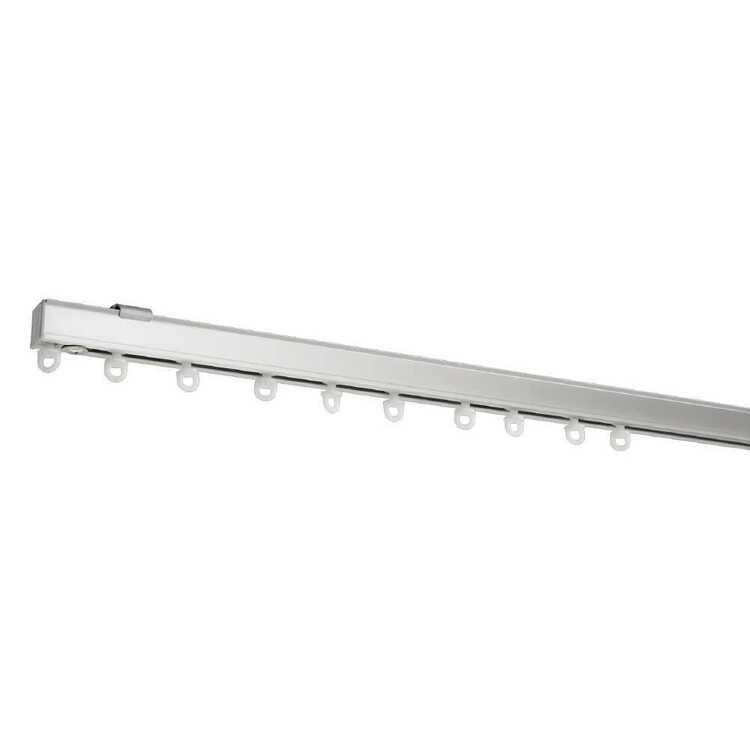 Hotel Collection Luxe S Fold Track With, Ceiling Mounted Shower Curtain Rail Australia