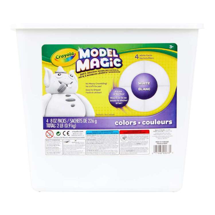 Crayola Resealable Model Magic Bucket White