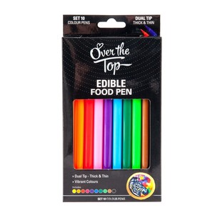 Over The Top Dual Tip Pen Pack of 10 Multicoloured