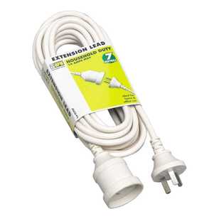 HPM Household Duty Extension Lead White 7 m