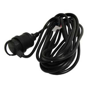 HPM Extended Lead With Easy Pull Plug Black