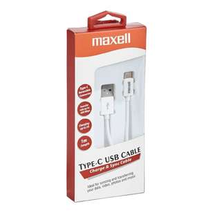 Maxell Type C Cable Red & White