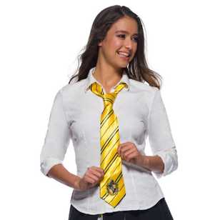 Harry Potter Hufflepuff Tie Yellow One Size