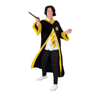 Harry Potter Classic Hufflepuff Robe Black & Yellow