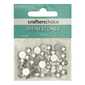 Crafters Choice Round Dome Rhinestone Gems Pack Clear 8 mm