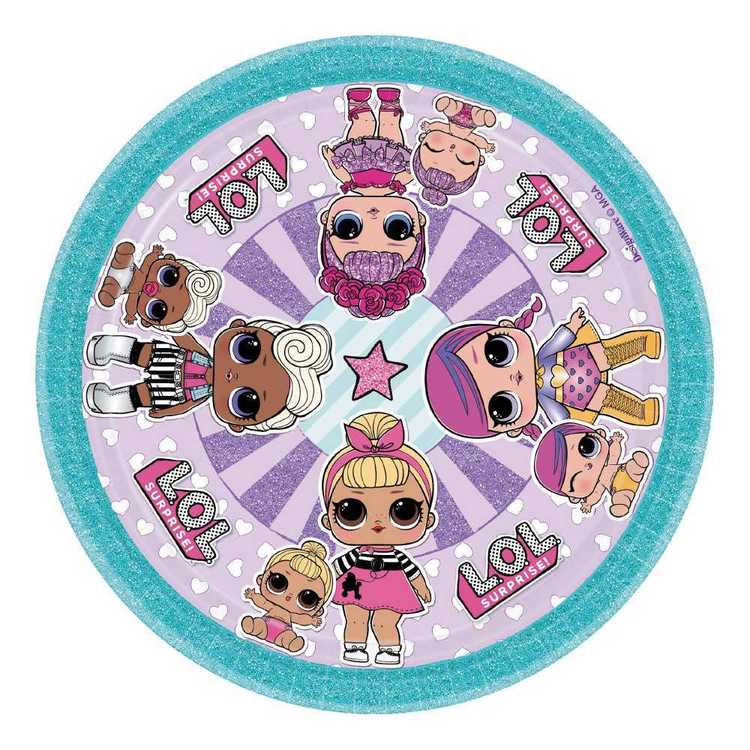 Amscan 'LOL Surprise' Round Plates 8 Pack
