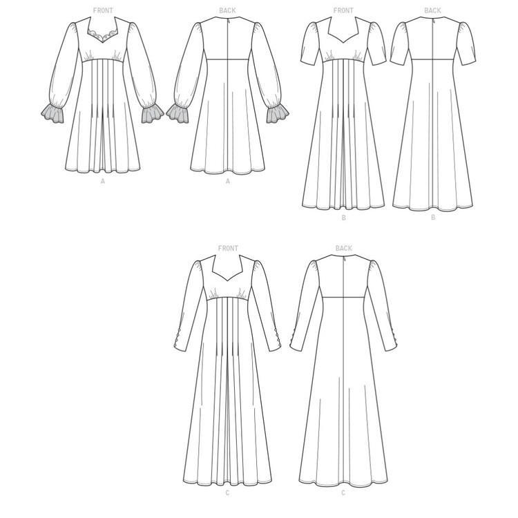 Butterick Pattern B6586 Misses' Dress