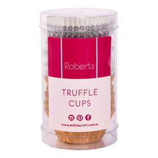 Roberts Foil Truffle Cups 100 Pack Multicoloured