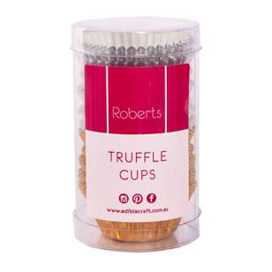 Roberts 25 Pack Foil Cupcake Case Rose Gold