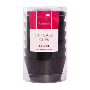 Roberts Paper Cupcake Cases Black
