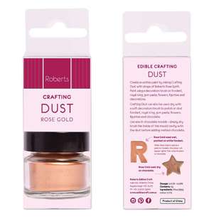 Roberts Edible Crafting Dust Rose Gold 5 g