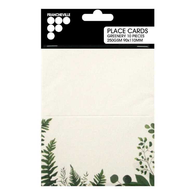 Francheville Place Cards Green Pack
