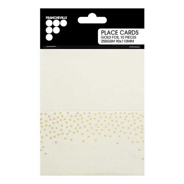 Francheville Gold Confetti Place cards Pack