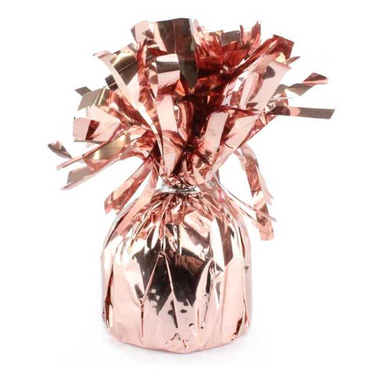 Amscan Rose Gold Small Foil Balloon Weight Rose Gold