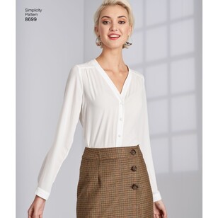 Simplicity Pattern 8699 Misses' Wrap Skirts With Length Variations