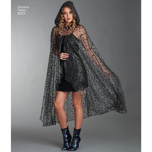 Simplicity Pattern 8721 Misses' Capes