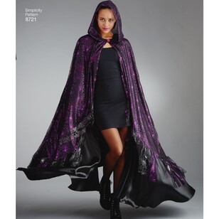 Simplicity Pattern 8721 Misses' Capes