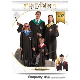 Simplicity Pattern 8723 Harry Potter Unisex Costumes 10 - 22