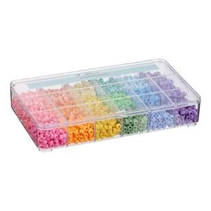 Crafters Choice Acylic Beads Pack Rainbow 165 mm