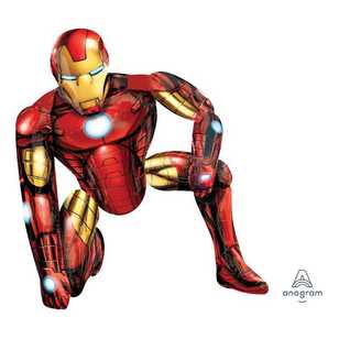 Amscan Iron Man Airwalker Balloon Multicoloured
