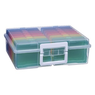 Francheville 16 Piece Rainbow Craft Storage Box