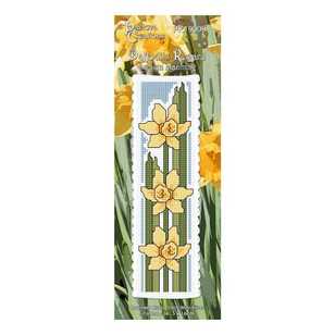 DMC Daffodils Regard Bookmark Kit Multicoloured