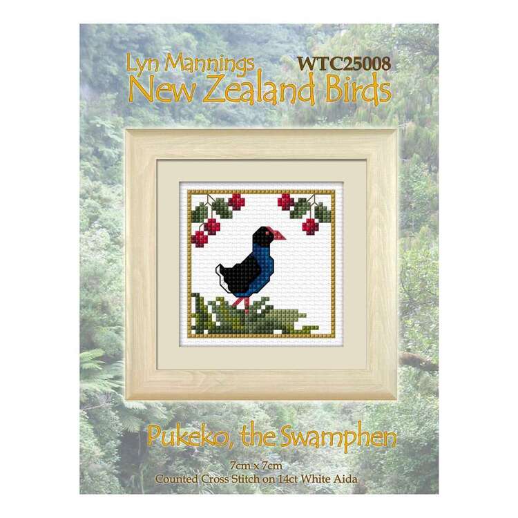 DMC New Zealand Birds Pukeko, Swamphen Cross Stitch Kit