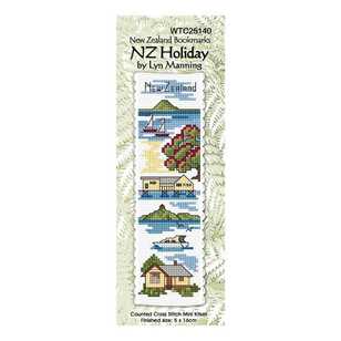 DMC New Zealand Holiday Bookmark Kit Multicoloured
