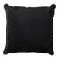 KOO Home Maddie Velvet Cushion Black 50 x 50 cm