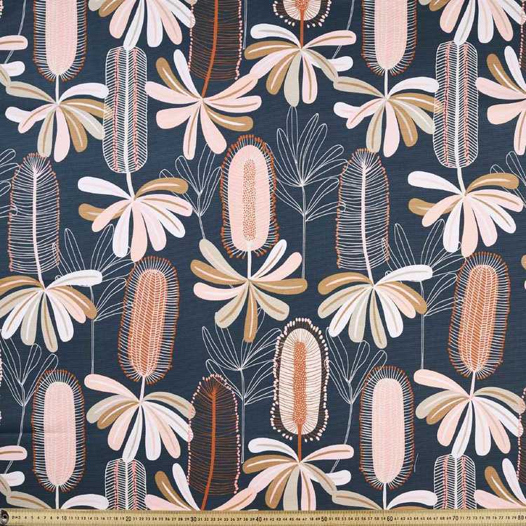 Jocelyn Proust Banksia Fabric Navy 150 cm
