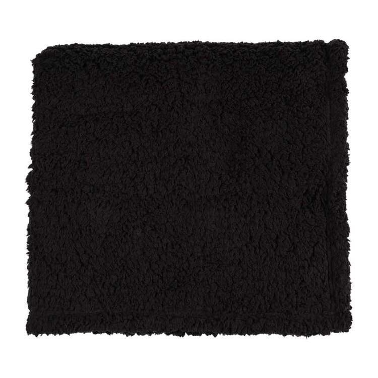 Eddy Supersoft Throw Black 130 x 180 cm