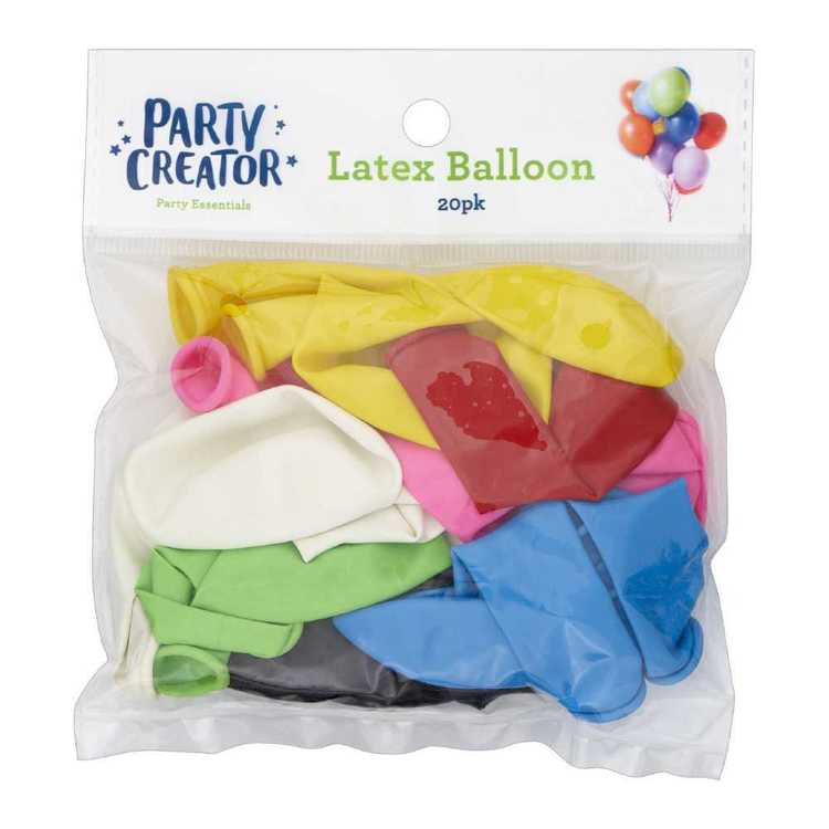 Party Creator Latex Balloons 20 Pack