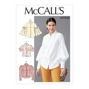 McCall's Pattern M7838 Misses' Tops