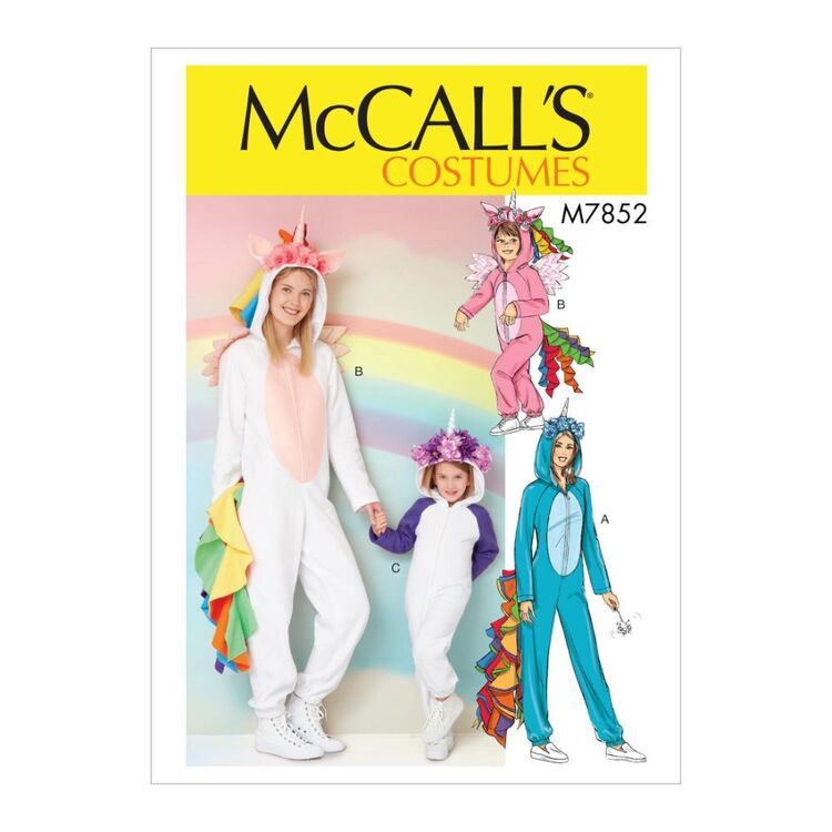 McCall's Pattern M7852 Children's / Girls' Costume 3 - 8