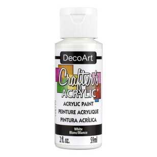 Decoart Crafter's Acrylic Paint White 59 mL