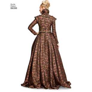 Burda Pattern 6398 Misses' Renaissance Dress 8 - 18