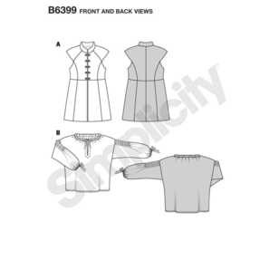 Burda Pattern 6399 Men's Renaissance Shirt & Waistcoat 38 - 48