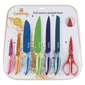 Colormix Pro 7 Piece Knife & Scissor Set Multicoloured