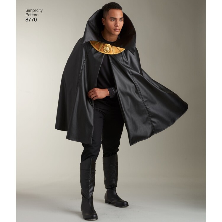 Simplicity 8770 Unisex Costume Capes Pattern One Size (Paper)