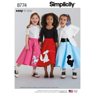 Simplicity Pattern 8774 Children's And Girls' Costumes